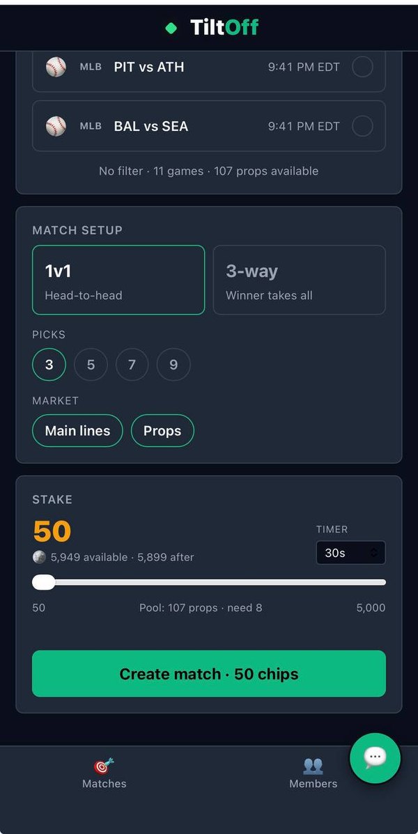 Create a match